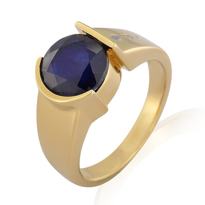 Madagascar Blue Sapphire Silver Ring (de Melo)