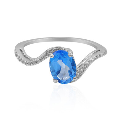 INDIGO BLUE TOPAZ Silver Ring