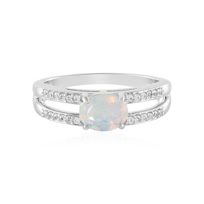 Welo Opal Silver Ring