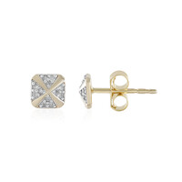 I2 (I) Diamond Silver Earrings