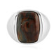 Golden Pietersite Silver Ring