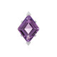 Rose de France Amethyst Silver Pendant (MONOSONO COLLECTION)