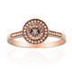 14K AAA Morganite Gold Ring (CIRARI)