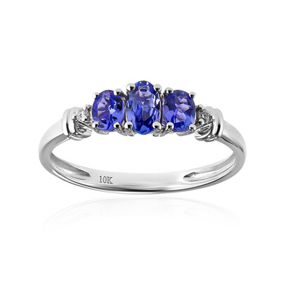 10K AAA Tanzanite Gold Ring