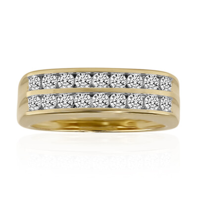 18K IF (D) Diamond Gold Ring (Annette)