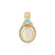 Rainbow Moonstone Silver Pendant