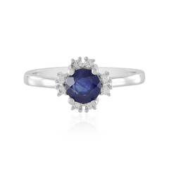 Madagascar Blue Sapphire Silver Ring