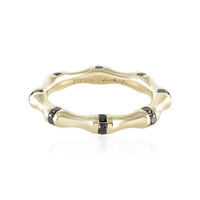 9K Black Diamond Gold Ring (de Melo)