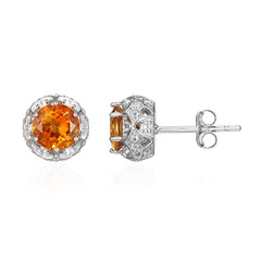 Citrine Silver Earrings