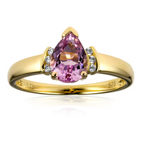 9K Brazilian Kunzite Gold Ring