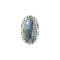 Labradorite Silver Pendant