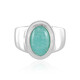 Amazonite Silver Ring