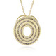 9K I2 Champagne Diamond Gold Necklace (de Melo)