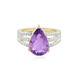 Rose de France Amethyst Silver Ring