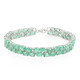 Zambian Emerald Silver Bracelet