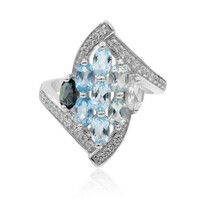 London Blue Topaz Silver Ring