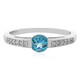 Swiss Blue Topaz Silver Ring