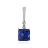 Royal Blue Topaz Silver Pendant