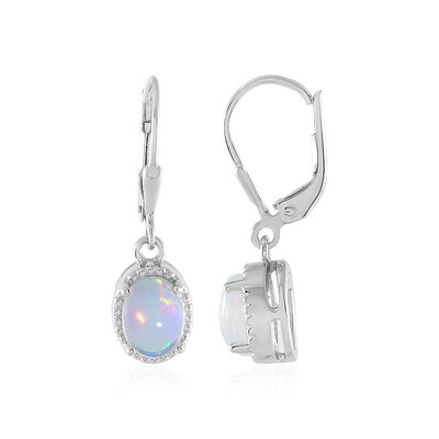 Welo Opal Silver Earrings