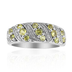 Sphene Silver Ring