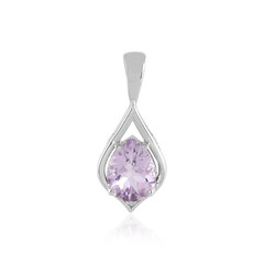 Rose de France Amethyst Silver Pendant