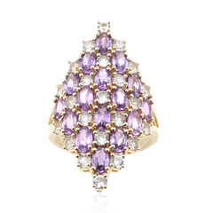 9K Ceylon Purple Sapphire Gold Ring