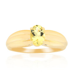 9K Australian Golden Beryl Gold Ring