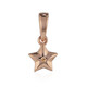 9K SI1 Argyle Rose De France Diamond Gold Pendant (Annette)