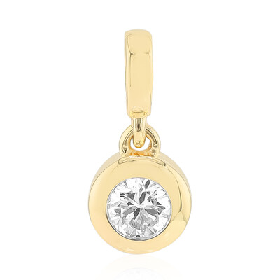 9K SI1 (G) Diamond Gold Pendant (Annette)