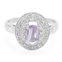 Bolivian Amethyst Silver Ring