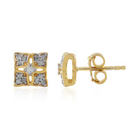 I2 (I) Diamond Silver Earrings