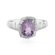 Rose de France Amethyst Silver Ring