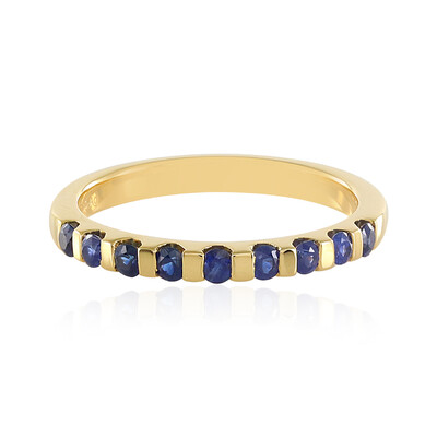 Blue Sapphire Silver Ring