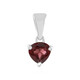 Mozambique Garnet Silver Pendant