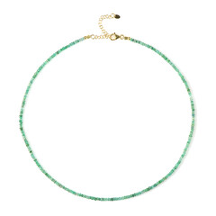 Zambian Emerald Silver Necklace