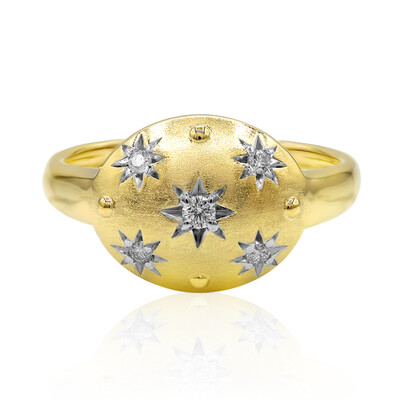 9K SI1 (G) Diamond Gold Ring (Annette)