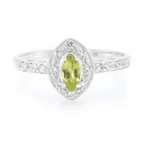 Manchurian Peridot Silver Ring