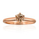 9K VS1 Argyle Rose De France Diamond Gold Ring (Annette)