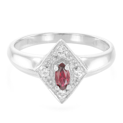 Malawi Ruby Silver Ring