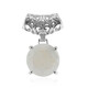 Rainbow Moonstone Silver Pendant (MONOSONO COLLECTION)