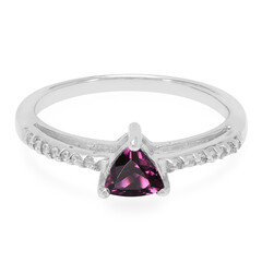 Sapo Red Tourmaline Silver Ring