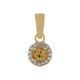 9K Yellow Zircon Gold Pendant (Adela Gold)