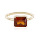 9K Hessonite Garnet Gold Ring