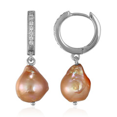 Freshwater pearl Silver Earrings (TPC)