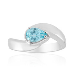 Blue Apatite Silver Ring (Pallanova)