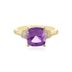 Uruguayan Amethyst Silver Ring