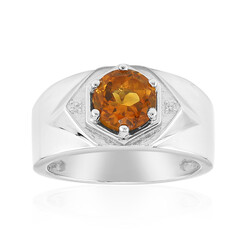 Madeira Citrine Silver Ring