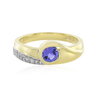 9K AAA Tanzanite Gold Ring (de Melo)