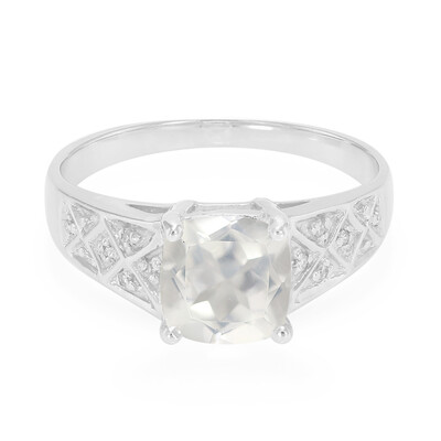 Ice Moon Quartz Silver Ring