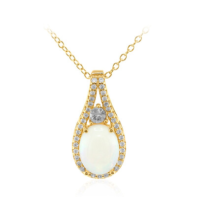 Welo Opal Silver Necklace